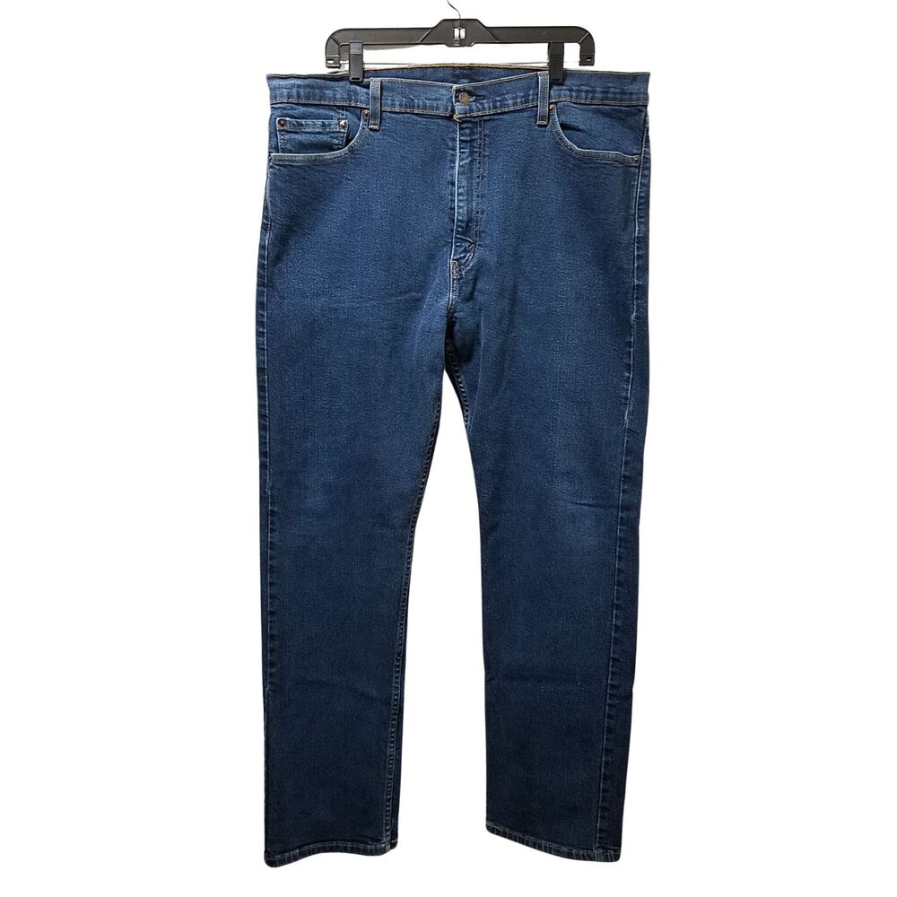 Levis 505 Men's Straight Leg Blue Denim Jeans Size 40 x 32